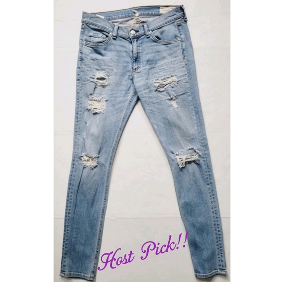 rag & bone Denim - Rag & Bone size 30 distressed skinny jeans